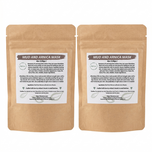 2-Pack Mud & Arnica Facial Mask Deep Pore Cleanser Natural Skincare-0