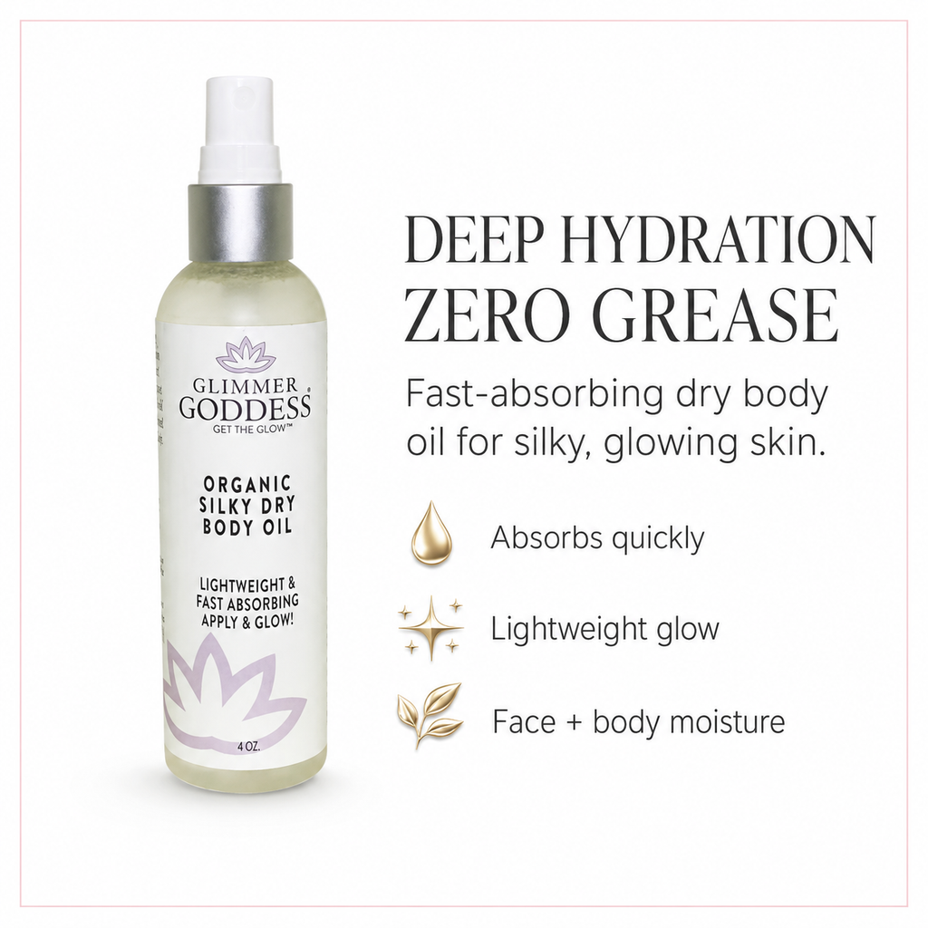 Organic Silky Dry Body Oil – Fast-Absorbing Formula