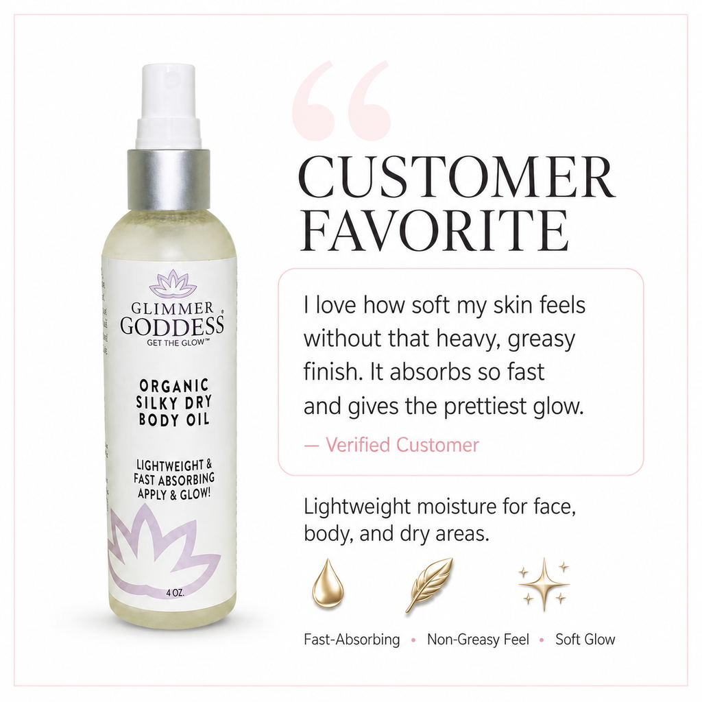 Organic Silky Dry Body Oil – Fast-Absorbing Formula