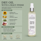 Organic Silky Dry Body Oil – Fast-Absorbing Formula